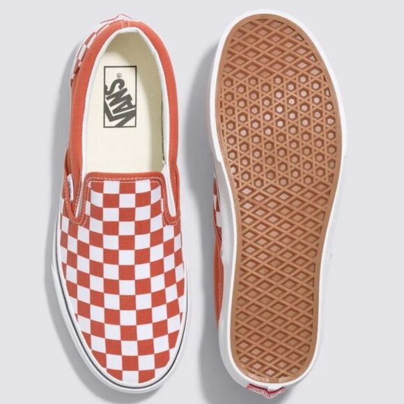 Vans Classic Slip-On Color Theory Checkerboard Bossa Nova Shoes - Picture 2 of 11